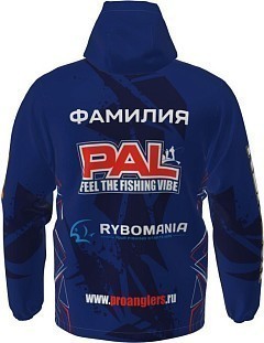 PAL Ветровка мембранная PAL Под заказ синяя с нанесением