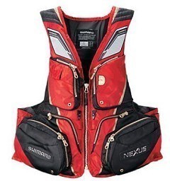 Shimano Жилет спасательно-разгрузочный Shimano Nexus VF-121T красный XL