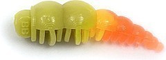 Boroda Baits Мягкие приманки Boroda Baits Larva Double Color Сыр #R3 Pistachio/Lemon/Orange