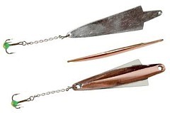 Lucky John Зимняя блесна Lucky John Wing с цепью и тройником 64mm CS