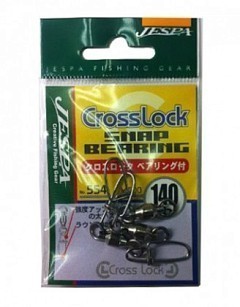 Jespa Вертлюжок с застежкой Jespa 554 Cross Lock Snap Bearning 140lb
