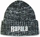 Rapala Шапка вязаная Rapala Бини #серая с белым логотипом
