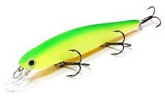 Lucky Craft Воблер Lucky Craft Slender Pointer 112MR 133 Green Lime Chart