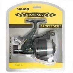 Salmo Безынерционная катушка Salmo Sniper Baitfeeder 1 40BR в блистере