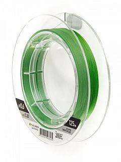 Lucky John Шнур плетеный Lucky John Vanrex х8 Braid Fluo Green 125/012