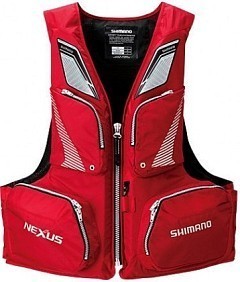 Shimano Жилет спасательно-разгрузочный Shimano Nexus VF-142Q XL Красный