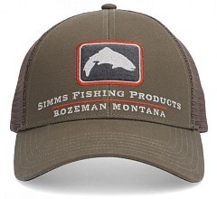 Simms Бейсболка Simms Trout Icon Trucker Hickory