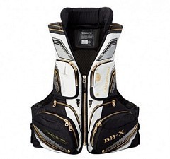 Shimano Жилет спасательно-разгрузочный Shimano Nexus VF-111Q Limited Pro L черный