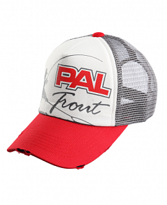 PAL Бейсболка PAL Trout Cap PTC-1701 Red Beak/Gray Mesh 2018