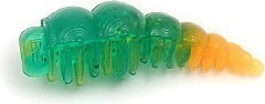 Boroda Baits Мягкие приманки Boroda Baits Larva XL Double Color Сыр #230 Emerald/Orange