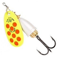 Blue Fox Вращающаяся блесна Blue Fox Vibrax Uv BFU6 YOPU