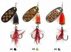 Lucky John Вращающаяся блесна Lucky John Bell Spin 03 08.5g BRD/GRD/SRD