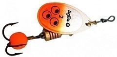 Mepps Вращающаяся блесна Mepps Aglia-E 2 4.5g #SHO Silver/hot orange