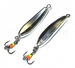 Зимняя блесна Россия Течение с тройником Owner