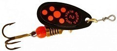 Mepps Вращающаяся блесна Mepps Comet Black Fury 2 #Black/Or