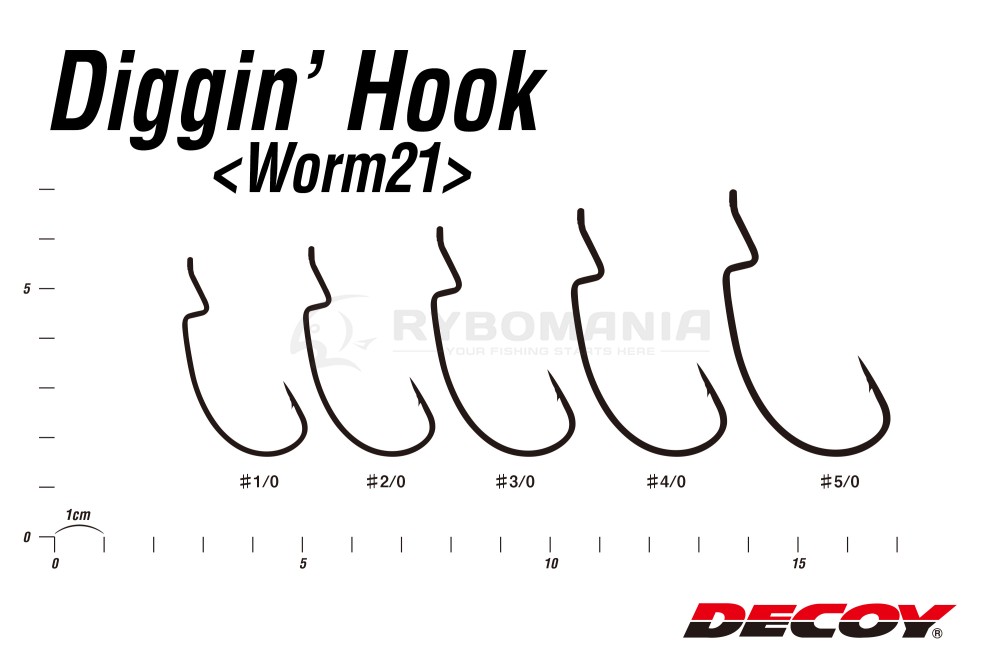  Worm 21 Diggin Hook