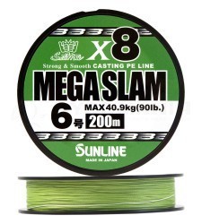 Шнуры плетеные Sunline Mega Slam×8 Шнуры плетеные Sunline Mega Slam×8