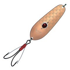 Kuusamo Колеблющаяся блесна Kuusamo Rasanen Helmi 70/20 бусинка, незацеп. C-S