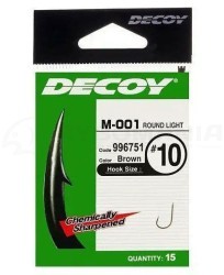 Одинарные крючки Decoy M-001 Round Light