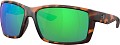 Costa Del Mar Reefton 580 P Matte Retro Tortoise Green Mirror