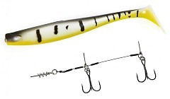 Lucky John Мягкие приманки Lucky John 3D BBS Series Kubira Swim Shad 9" PG23 + Stinger L