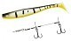 Lucky John Мягкие приманки Lucky John 3D BBS Series Kubira Swim Shad 9" PG23 + Stinger L
