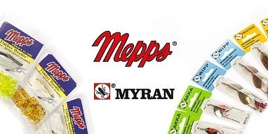 Колеблющиеся и вращающиеся блесны Mepps и Myran