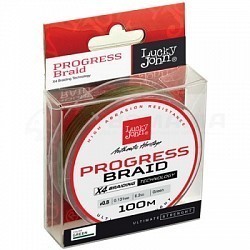 Шнуры плетеные Lucky John Progress Braid Шнуры плетеные Lucky John Progress Braid