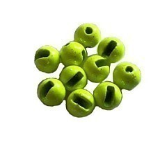 TSR Вольфрамовые головки TSR Вольфрамовые головки с вырезом 3.8mm 0.55g J chartreuse