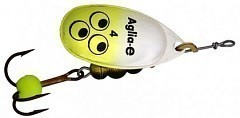 Mepps Вращающаяся блесна Mepps Aglia-E 4 9g #SCH Silver/chartreuse