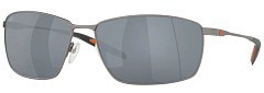 Costa Del Mar Поляризационные очки Costa Del Mar Turret 580 P Matte Silver Translucent Grey Orange Gray Silver Mirror