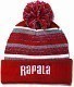 Rapala Шапка вязаная Rapala С помпоном #красная с белым логотипом