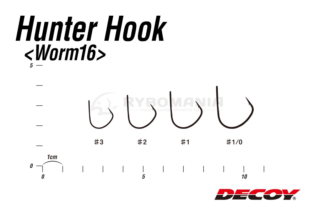  Worm 16 Hunter Hook