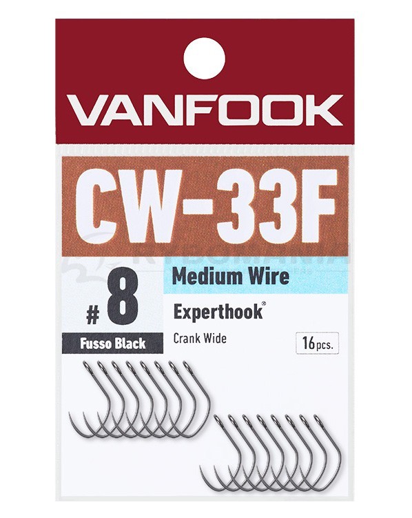 Vanfook Одинарный безбородый Vanfook CW-33F Experthook Crank Wide