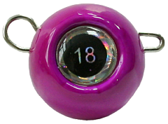 Мормыш Чебурашка Мормыш Крашеная разборная чебурашка Шар GCRBC-44-06