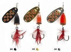 Lucky John Вращающаяся блесна Lucky John Bell Spin 02 06.0g BRD/GRD/SRD