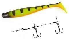 Lucky John Мягкие приманки Lucky John 3D BBS Series Kubira Swim Shad Giant 10.3" PG14 + Stinger XL