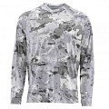 Simms Solarflex Hoody - Print Cloud Camo Grey XL