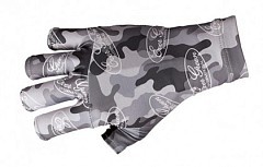 EverGreen Перчатки EverGreen UV Cut Glove L #Gray Camo