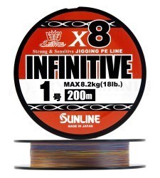 Шнуры плетеные Sunline Infinitive×8 Шнуры плетеные Sunline Infinitive×8