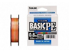 Sunline Шнур плетеный Sunline Basic PE HG 200m MC #0.6