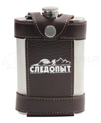 Фляжка Flage в кож. чехле с тиснением