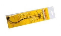 Lucky John Вольфрамовый поводок Lucky John Оснащ. вертл. и застеж. 10шт. 09kg 20cm