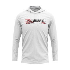 PAL Джерси PAL Feel The Fishing Vibe Джерси с капюшоном белое #XXXL