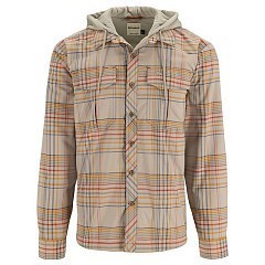 Simms Рубашка Simms Coldweather Hoody Stone Neo Plaid M