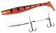 Lucky John Мягкие приманки Lucky John 3D BBS Series Kubira Swim Shad Giant 10.3" PG22 + Stinger XL