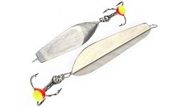 Max Fishing Зимняя блесна Max Fishing L Маралистик 35mm #нейзильбер