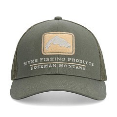 Simms Бейсболка Simms Double Haul Icon Trucker Smokey Olive