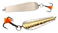 Max Fishing Зимняя блесна Max Fishing Прокладка Y Хеви подвес 35mm #латунь-серебро