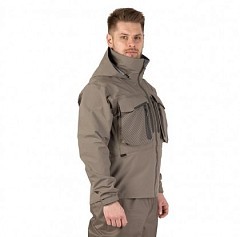 FHM Куртка мембранная FHM Brook коричневый 2XL